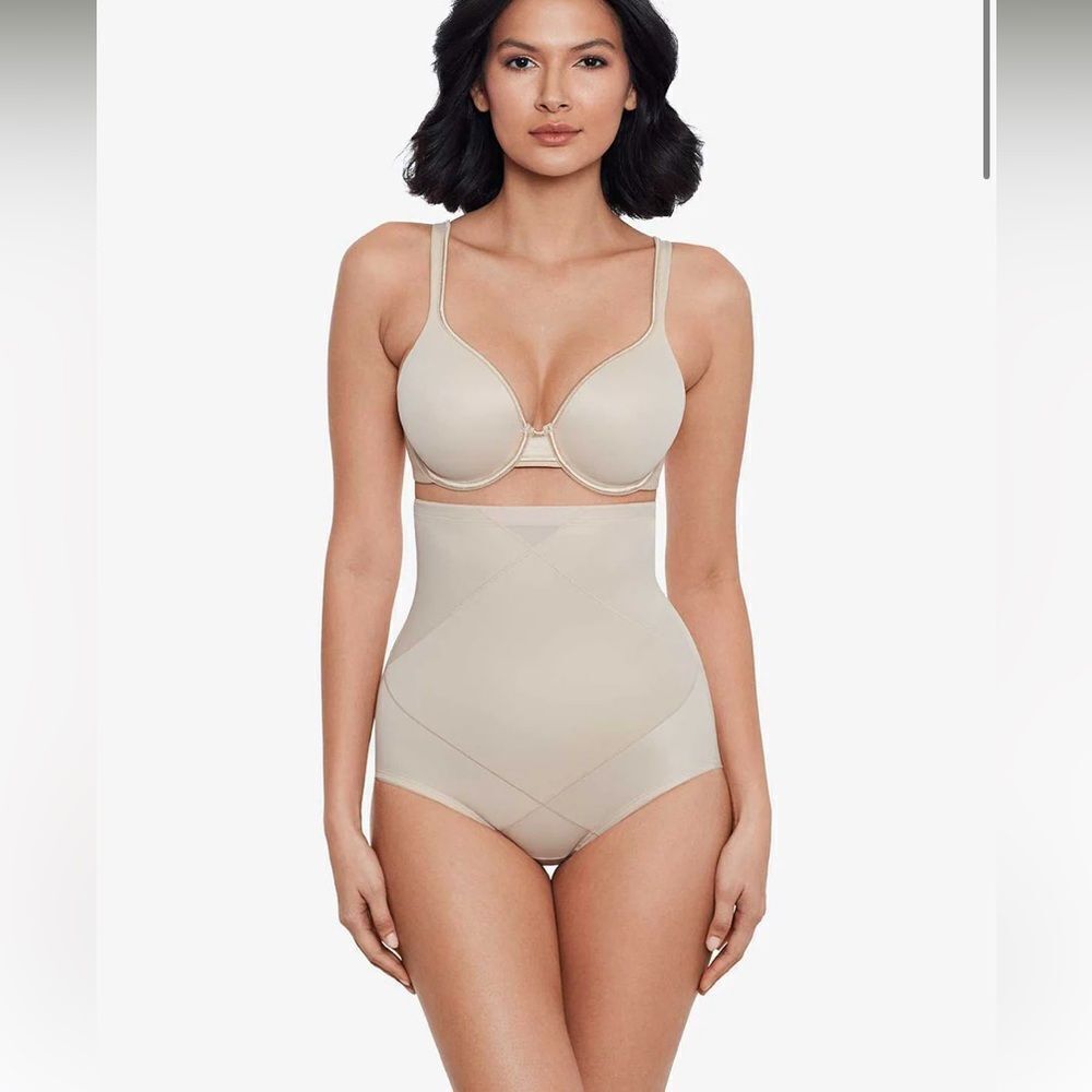 Ladies Nude Tummy Tuck High-Waisted Shaping Brief Size 2XL